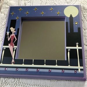 2 Piece Matching Set of Framed Mirror and Picture Frame